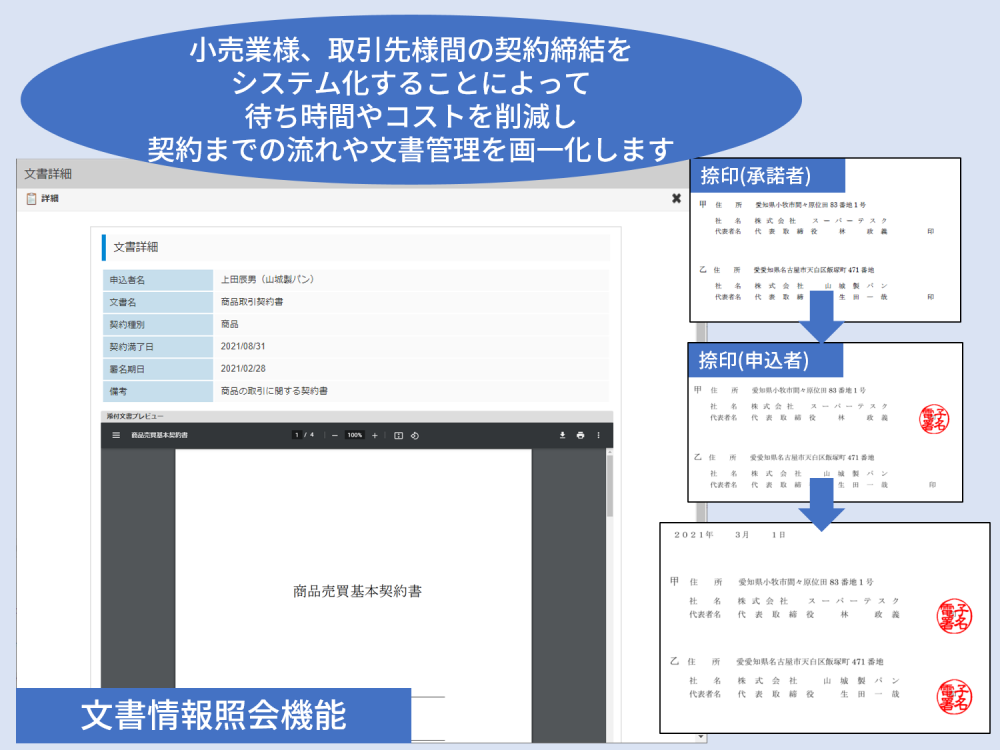 新機能実装！電子契約オプション