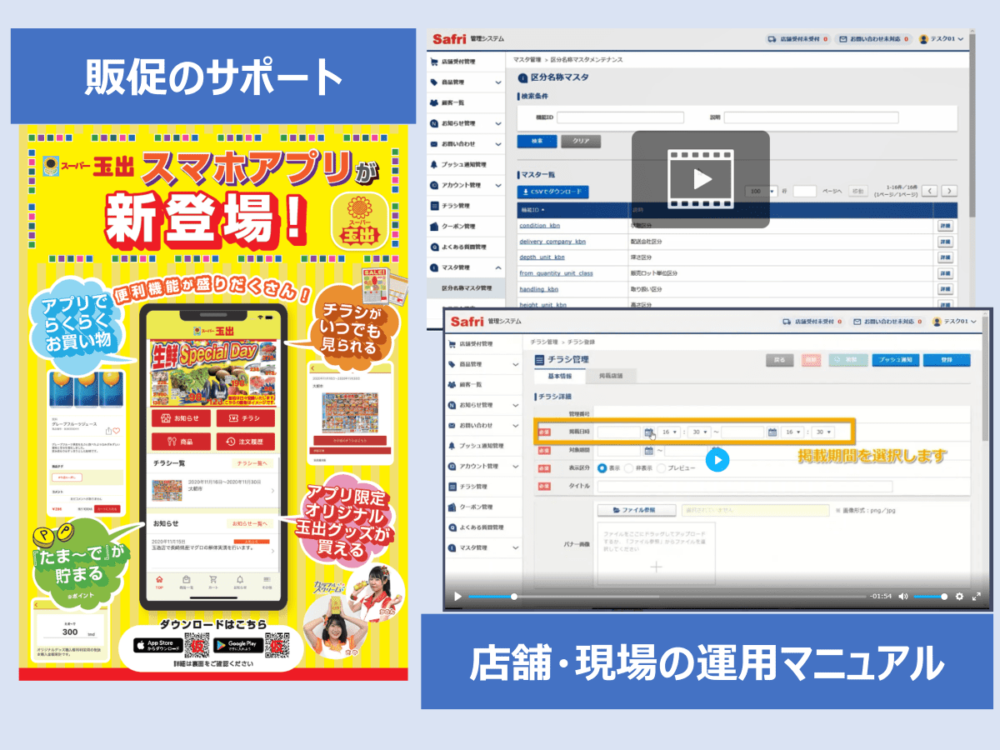 アプリ開発ベンダーではなく、販促支援! 導入実績やノウハウで、貴社のアプリ集客を強力にバックアップ